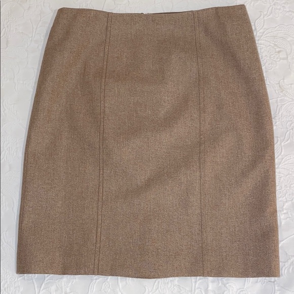 Worth Dresses & Skirts - Worth 100% Wool Tan Skirt Size 14